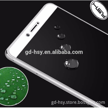 HUYSHE Factory Tempered Glass Protector for Huawei Honor 8 Full Cover Silk Print Color Glass Screen Film